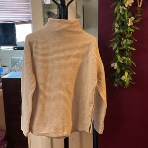Zella Cream Cowl Neck Sweater